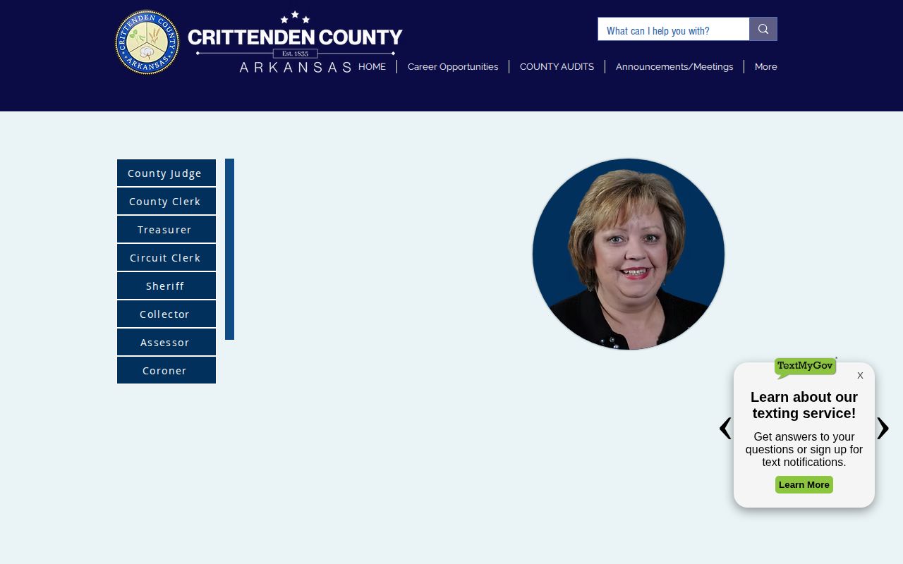 Crittenden County warrant and criminal court record contact