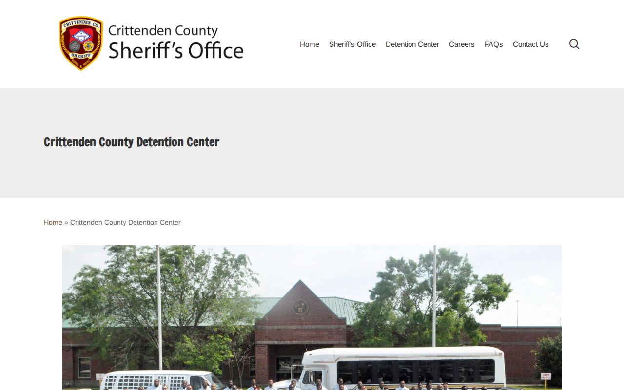 Crittenden County Detention Center booking destination for Earle arrest records