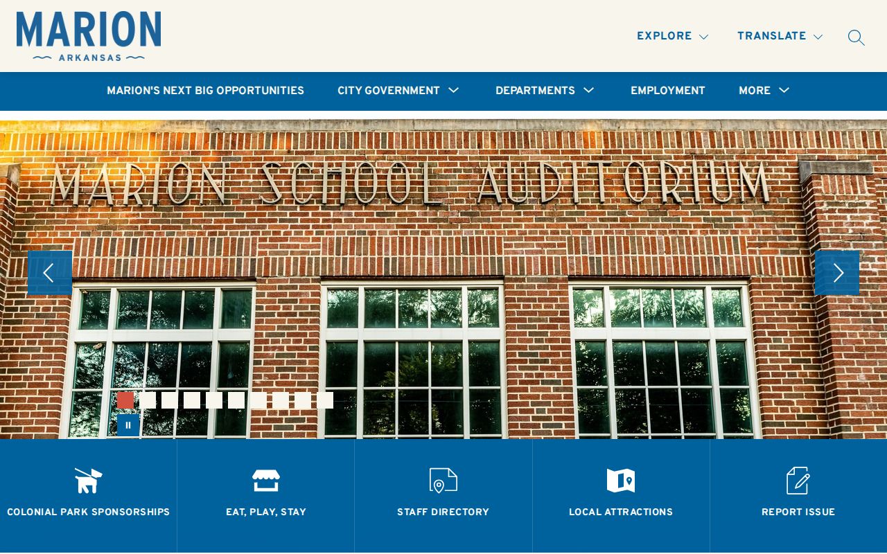 City of Marion official police link for arrest records in Crittenden County